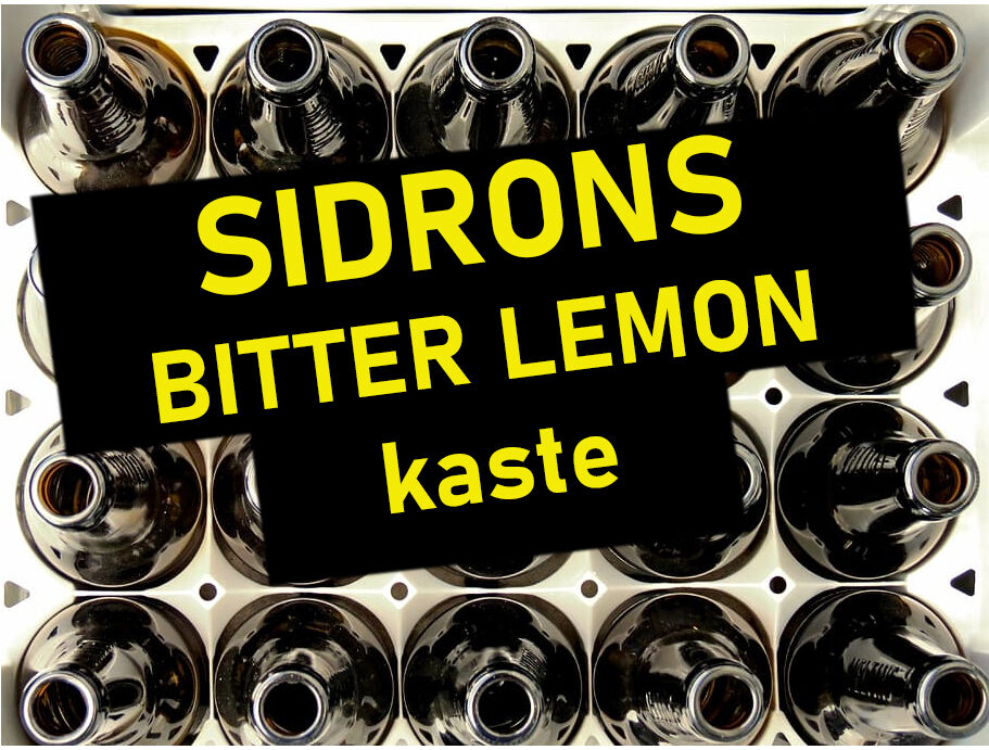 SIDRONS - Bitter Lemon cietā limonāde kaste